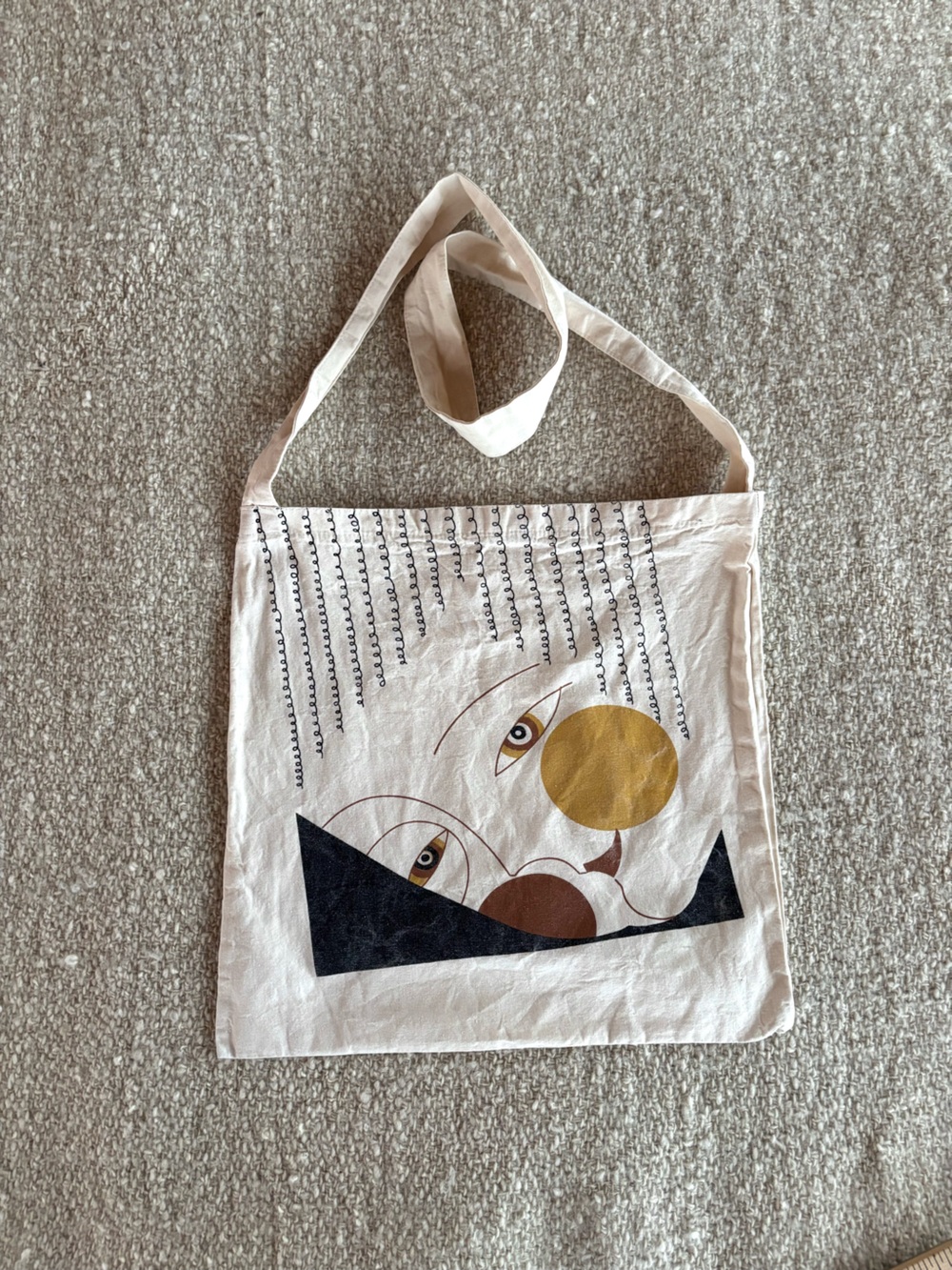 Vintage Modern Graphic Tote